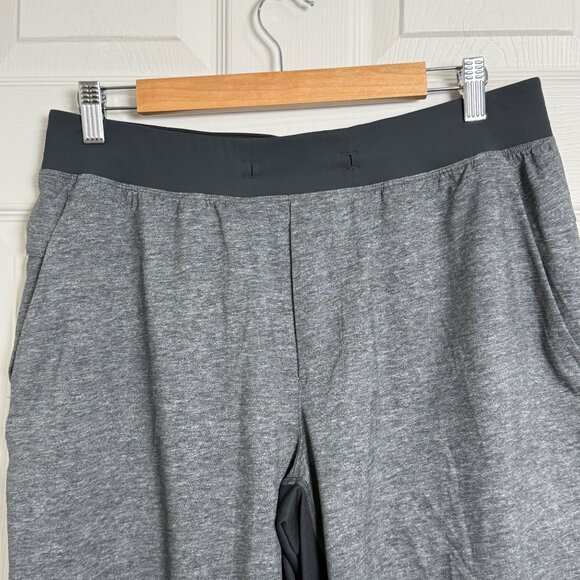 Lululemon T.H.E. Short Mens Large Gray Unlined Stretch Gym Activewear Athleisure - Picture 9 of 13